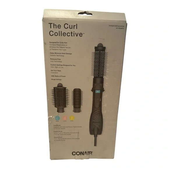 Conair The Curl Collective 3-in-1 Blowout Kit, 3 Interchangeable - Picture 2 of 5